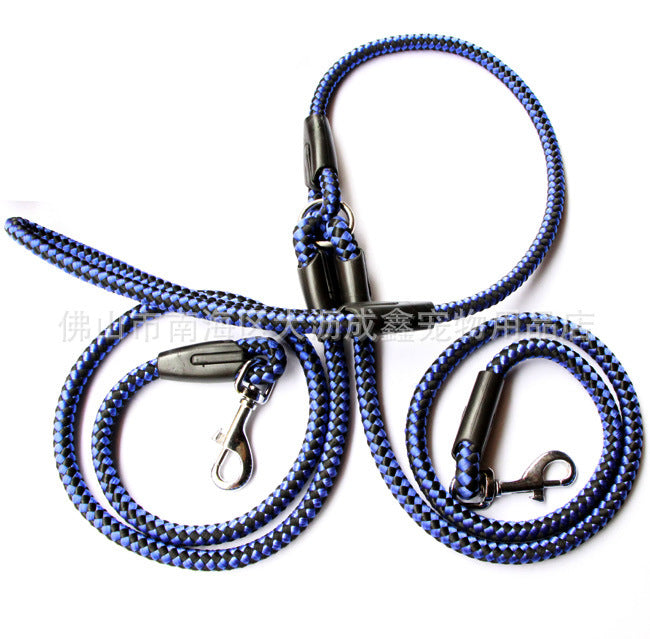 Double-Ended Traction Rope Pet Collar