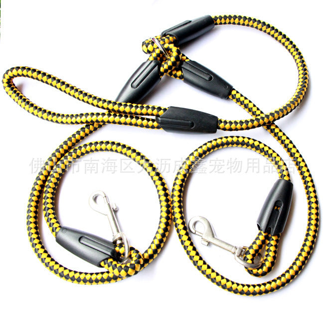 Double-Ended Traction Rope Pet Collar