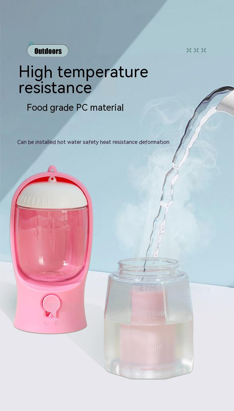 Pet Three-in-One Portable Cup for Feeding and Drinking