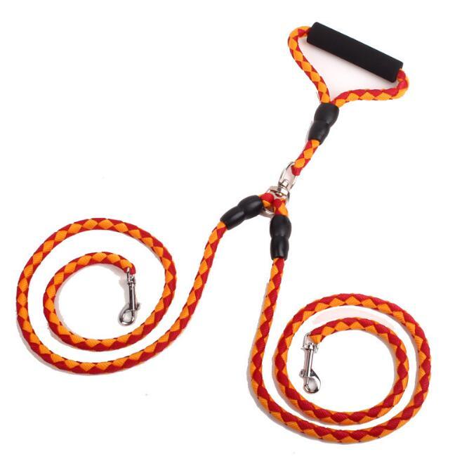 Double-Ended Traction Rope Pet Collar