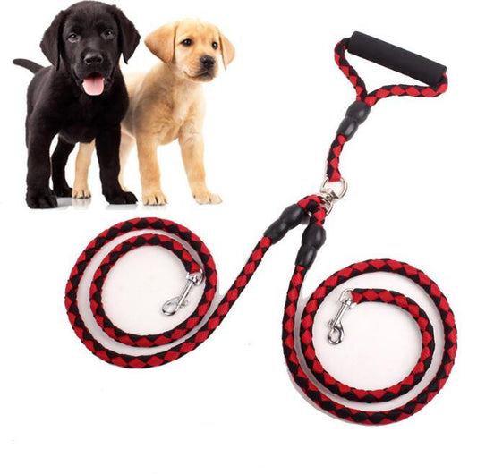 Double-Ended Traction Rope Pet Collar